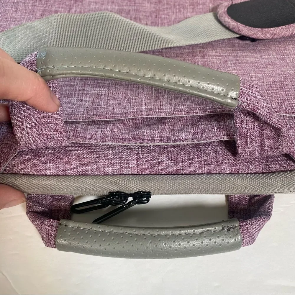 Brinch Purple Tone Padded Laptop Bag